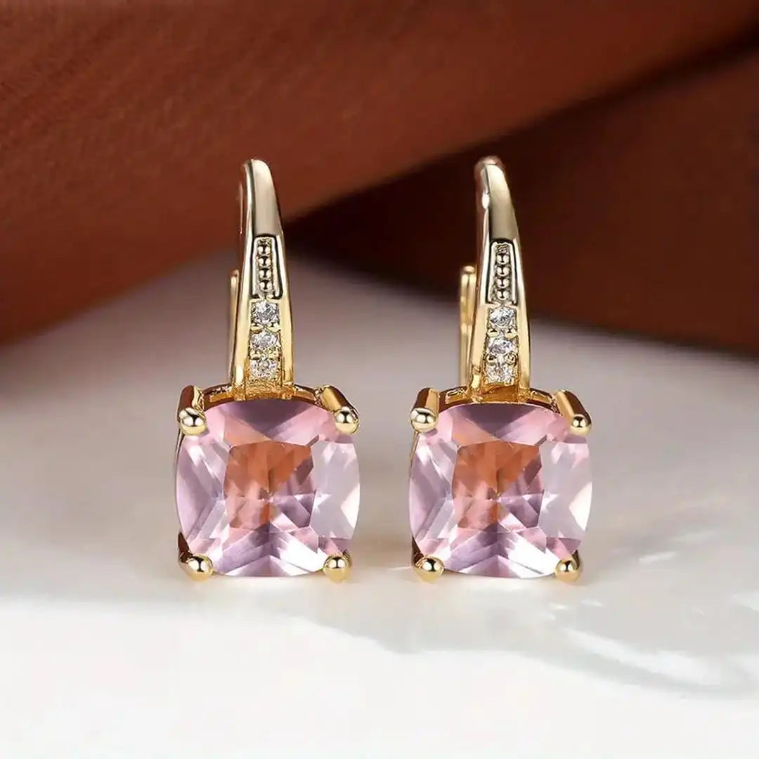 Mystic Sapphire Stone Earrings