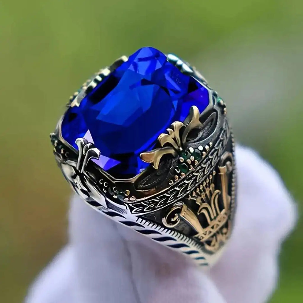 Klara Saphira Blue Ring