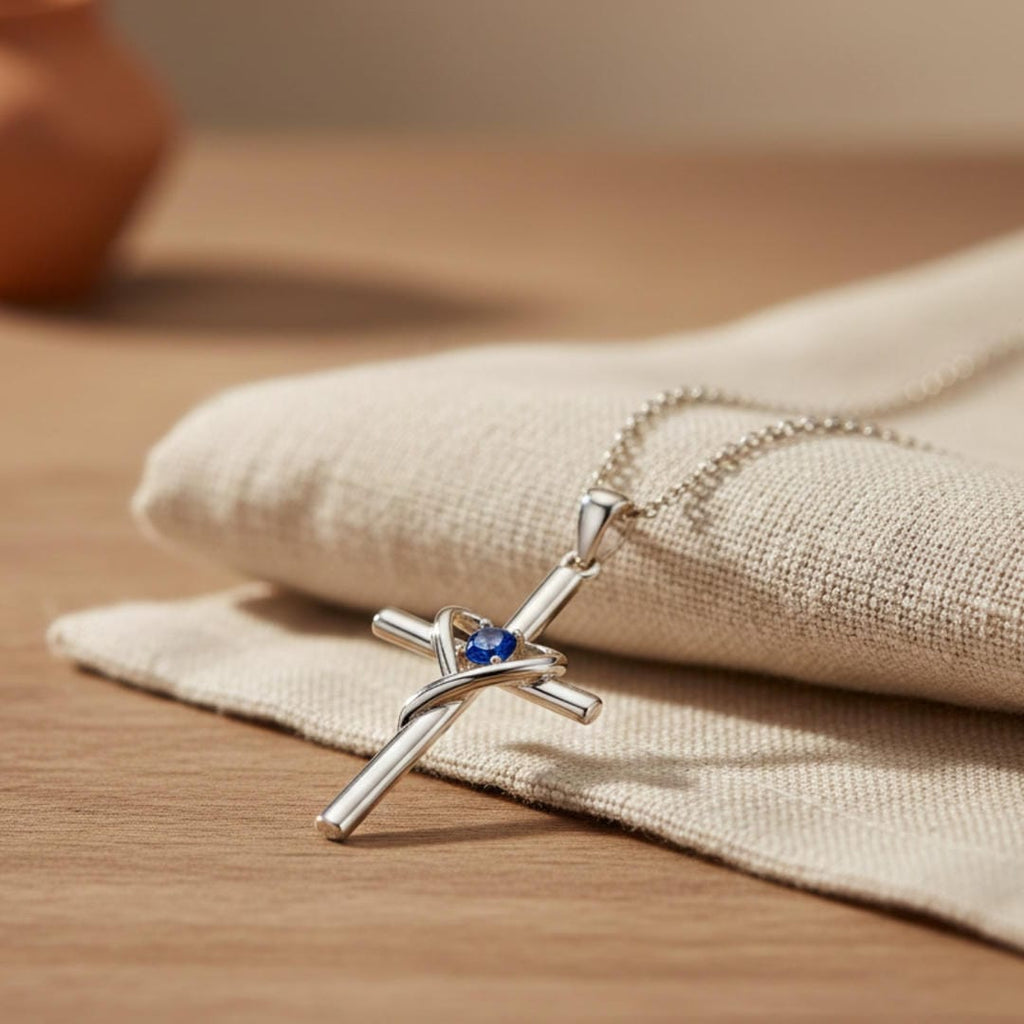 Sapphiree Cross Necklace