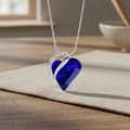 Infinity Sapphire Heart Necklace