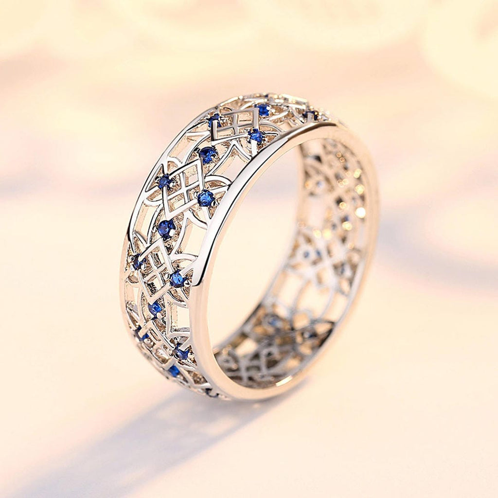 Filigree Sapphire Dream Ring