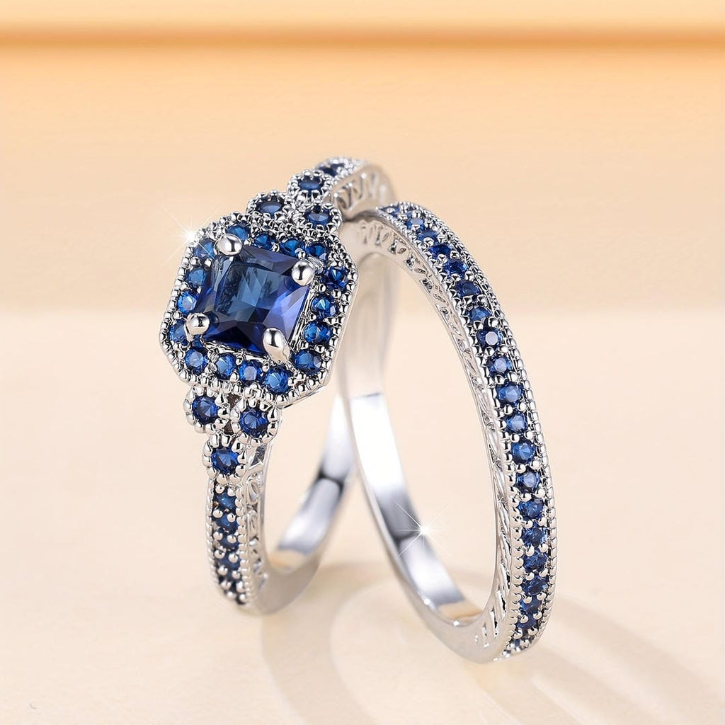Vionetta Sapphire Mosaic Ring