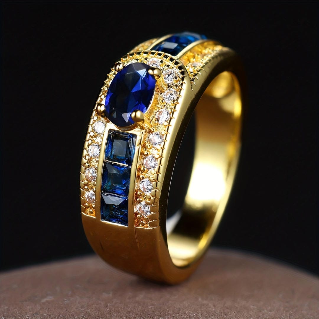 Royal Golden Sapphire Ring