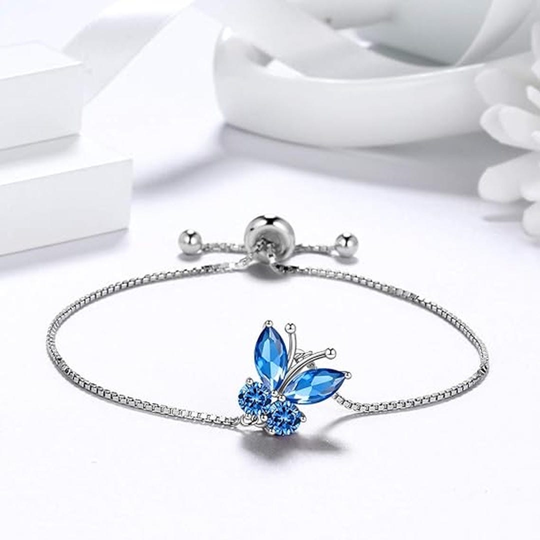 Butterfly Sapphire Bracelet