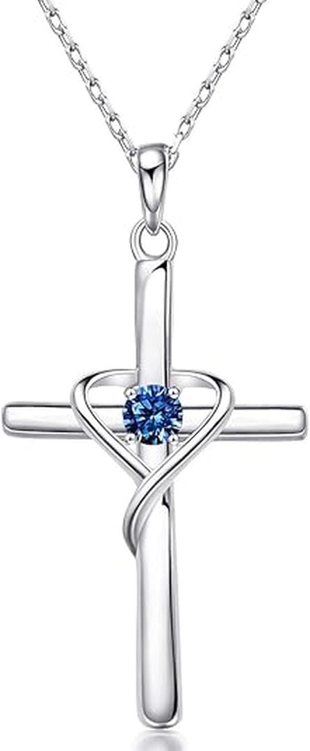 Sapphiree Cross Necklace