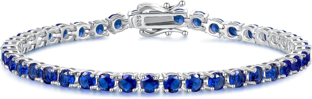 Sapphire Blue Tennis Bracelet
