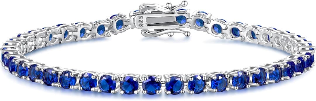 Sapphire Blue Tennis Bracelet
