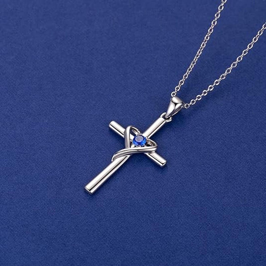Sapphiree Cross Necklace