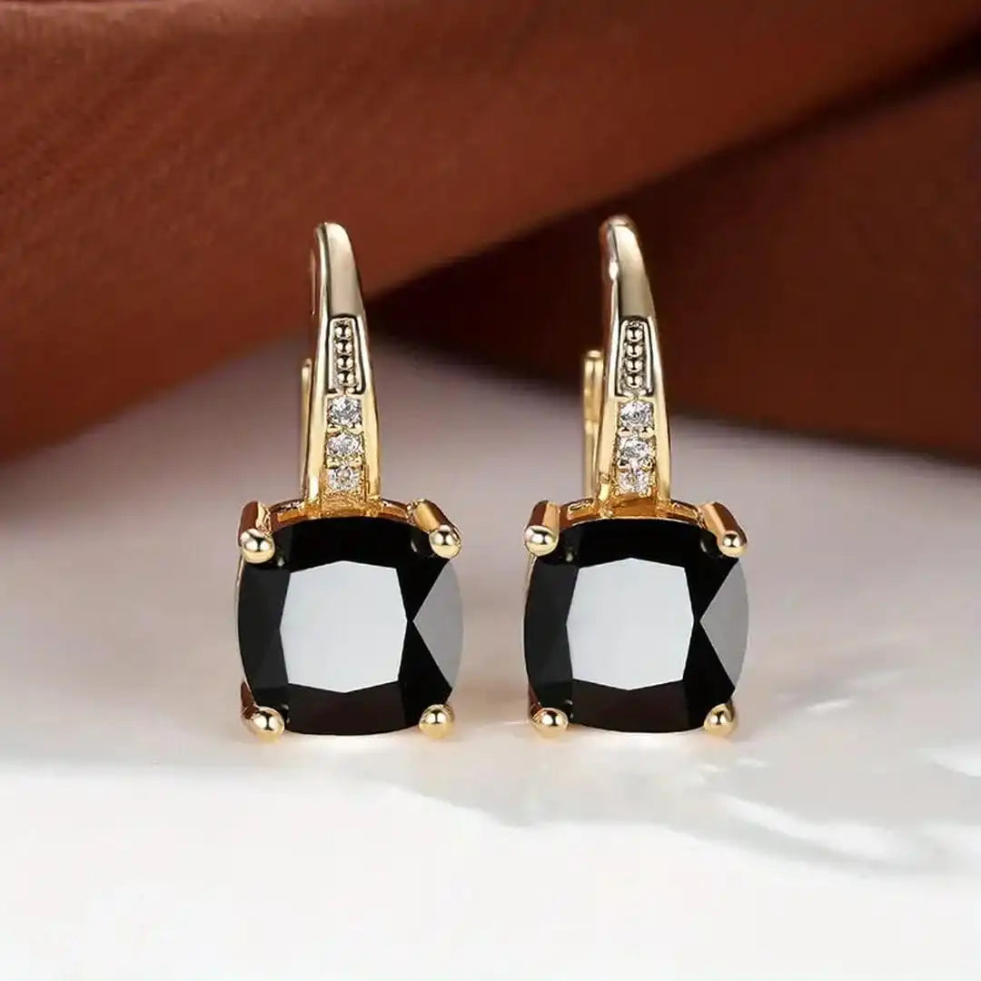 Mystic Sapphire Stone Earrings