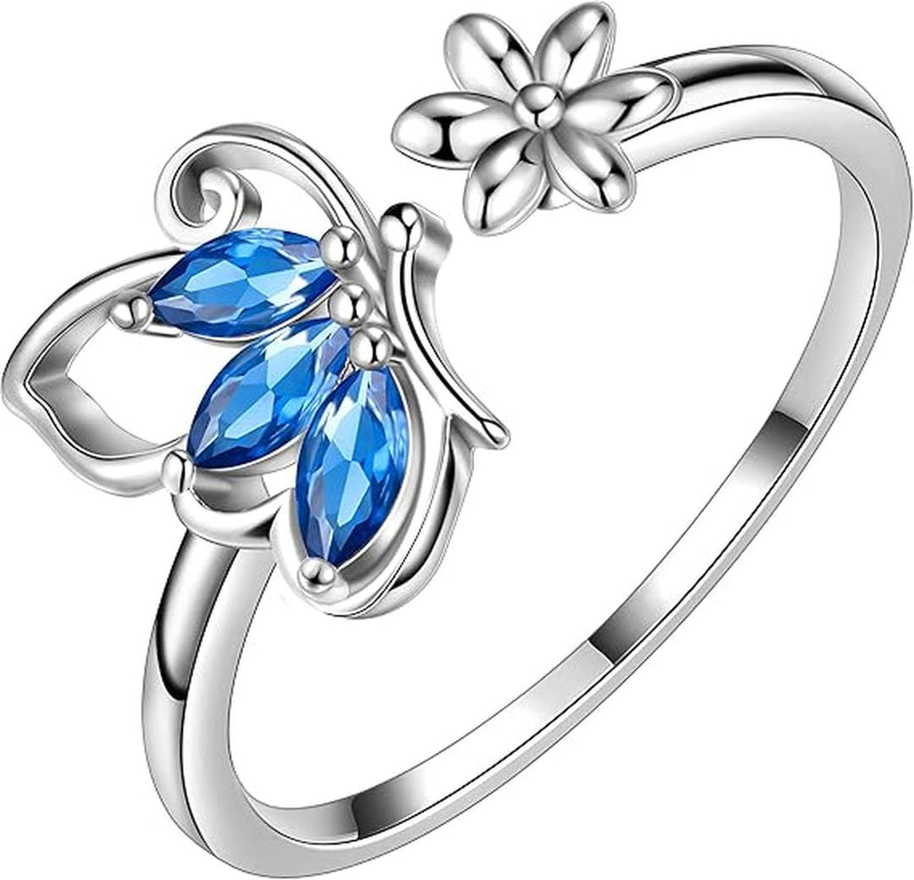 Butterfly Sapphire Ring