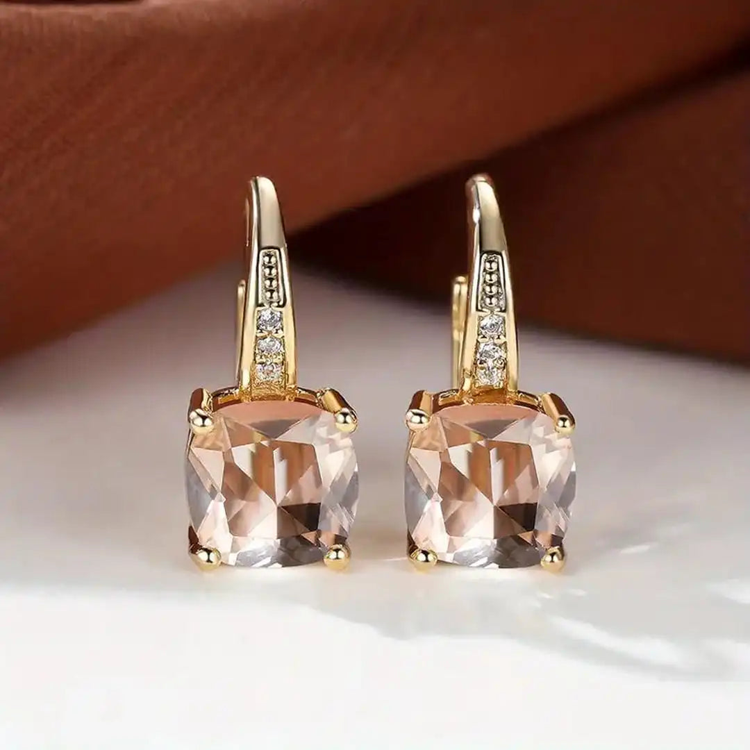 Mystic Sapphire Stone Earrings