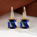 Mystic Sapphire Stone Earrings