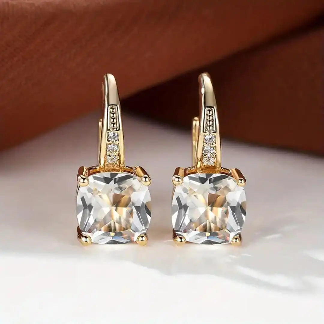 Mystic Sapphire Stone Earrings