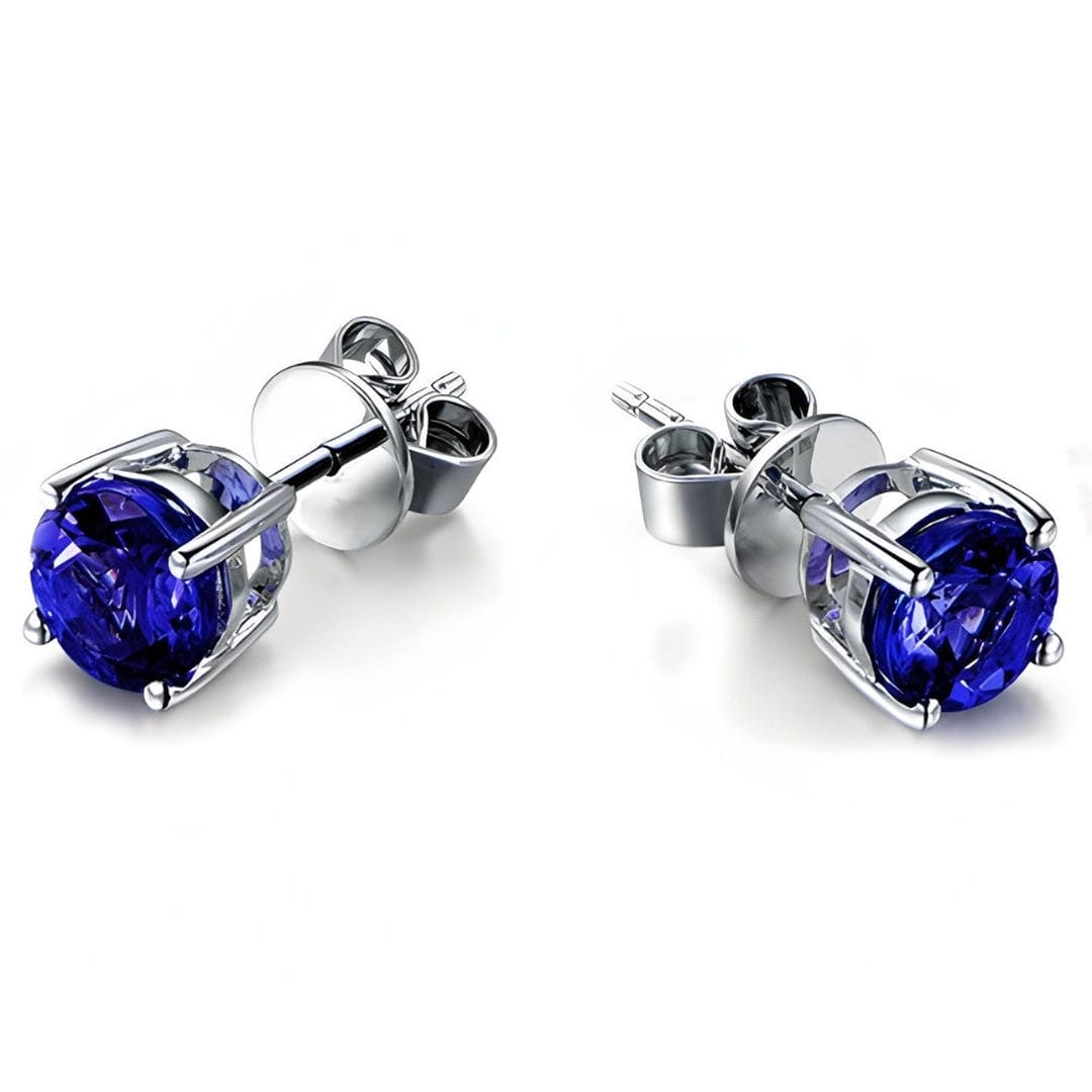 Classic Stud Sapphire Earrings