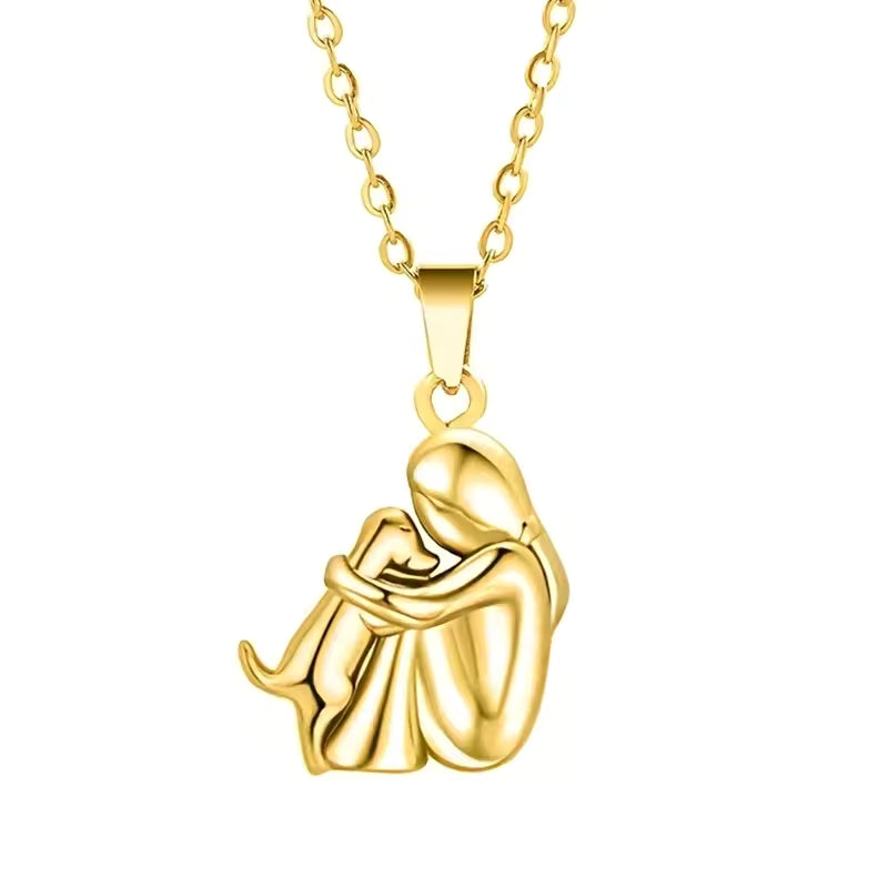 Susan Jewelry | Dog Embrace Necklace
