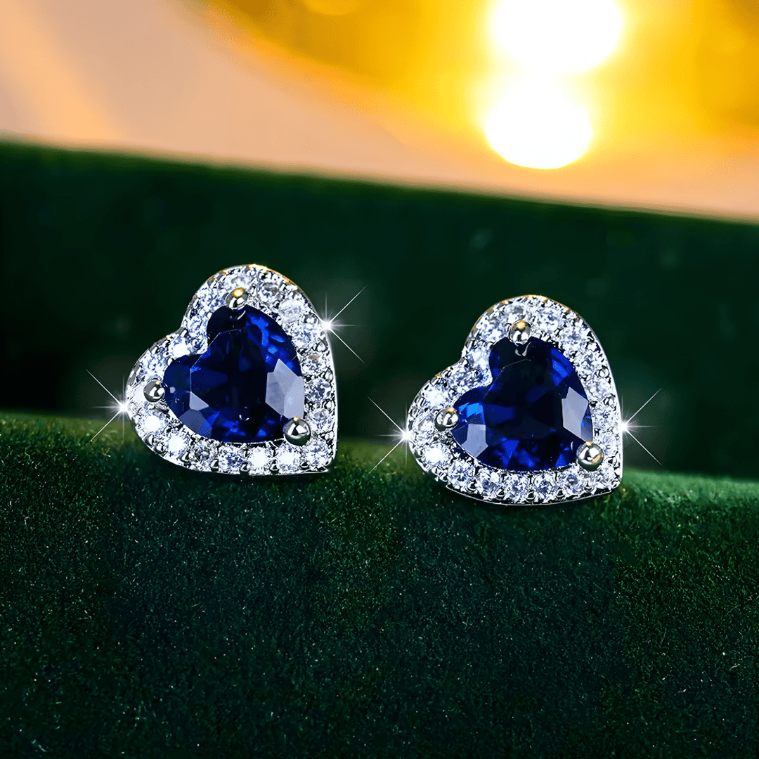 Sapphire Stud Earrings Earrings