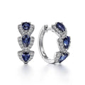 Royal Crest Sapphire Earrings